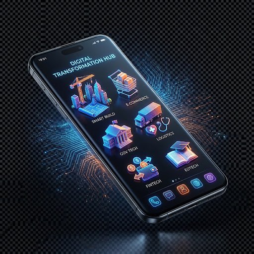 Digital Transformation Hub Smartphone